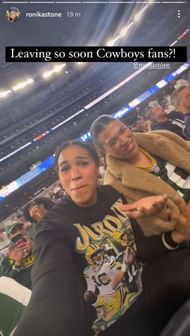Jordan Love's girlfriend, Ronika Stone, with her sister Ronna. (Image credit: @ronikastone on Instagram)
